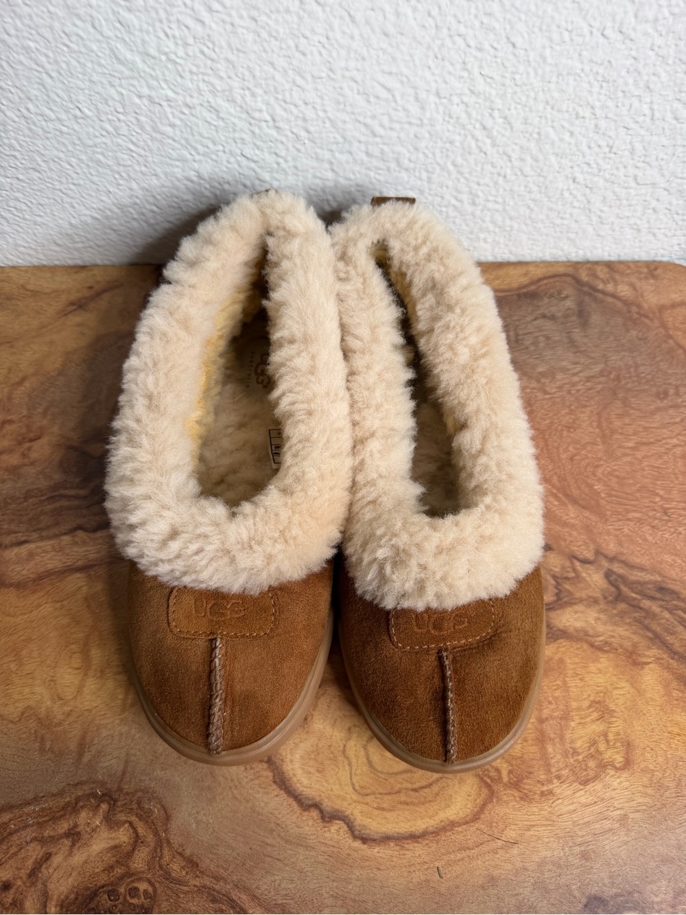 Ugg Zora Genuine Shearling Trim Ballet Flat size 7 - Picture 3 of 11